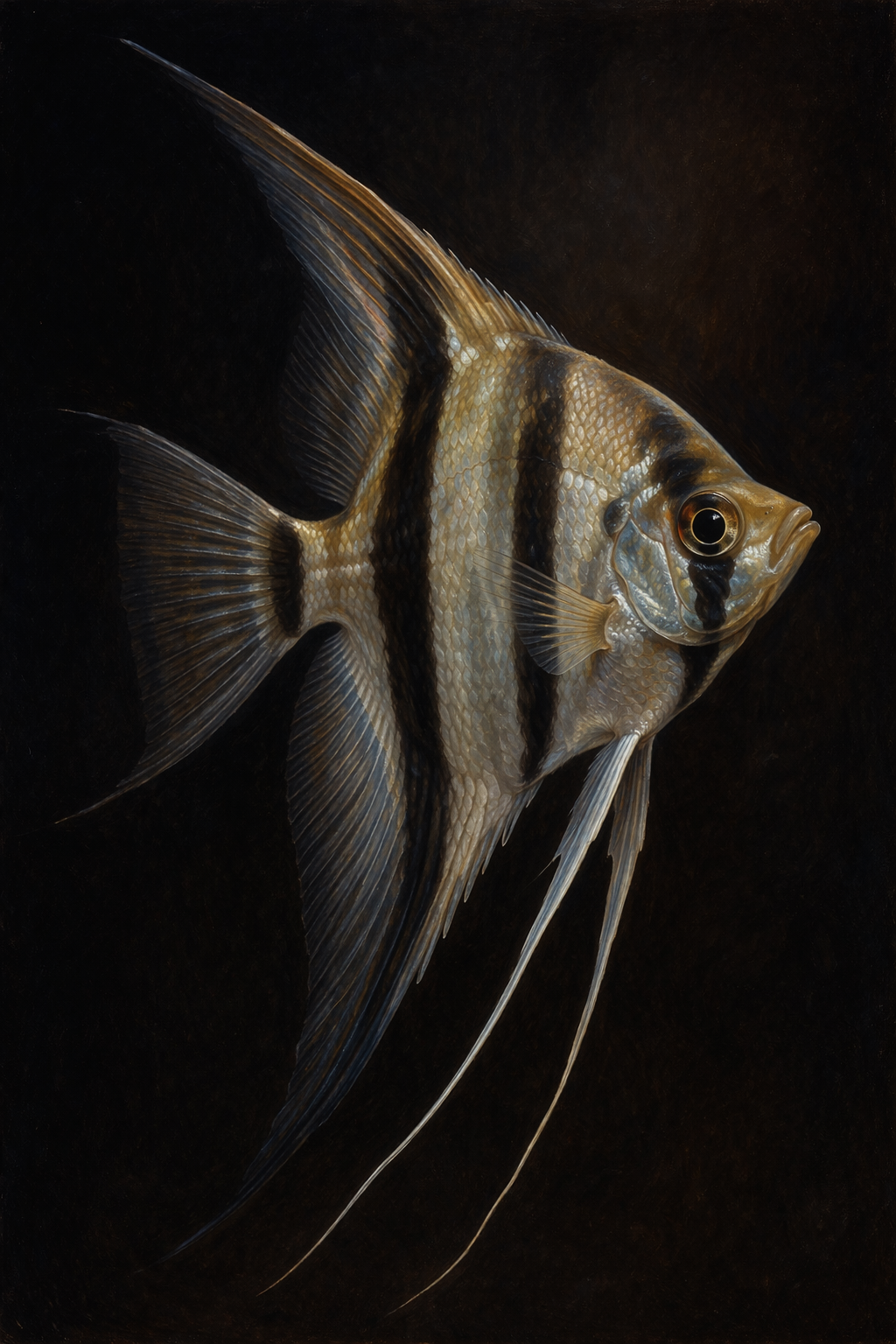 Angelfish portrait